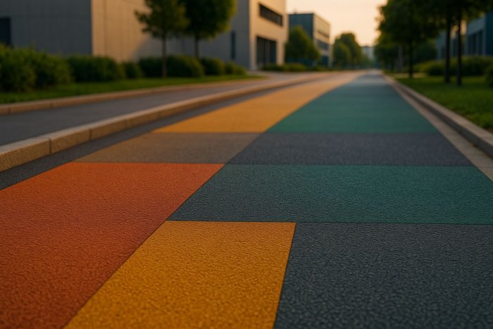 Цветной асфальтобетон СПБ